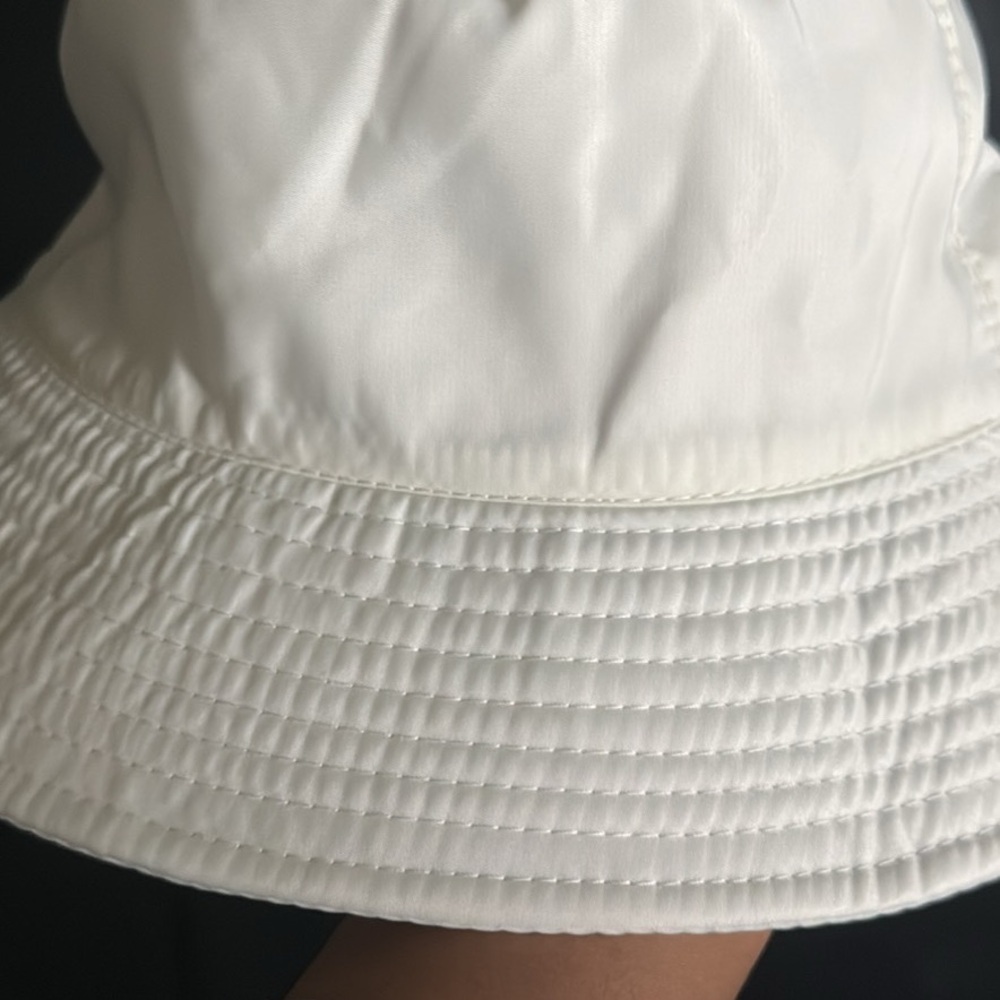 Prada Ivory Textured Hat - Picture 3 of 4